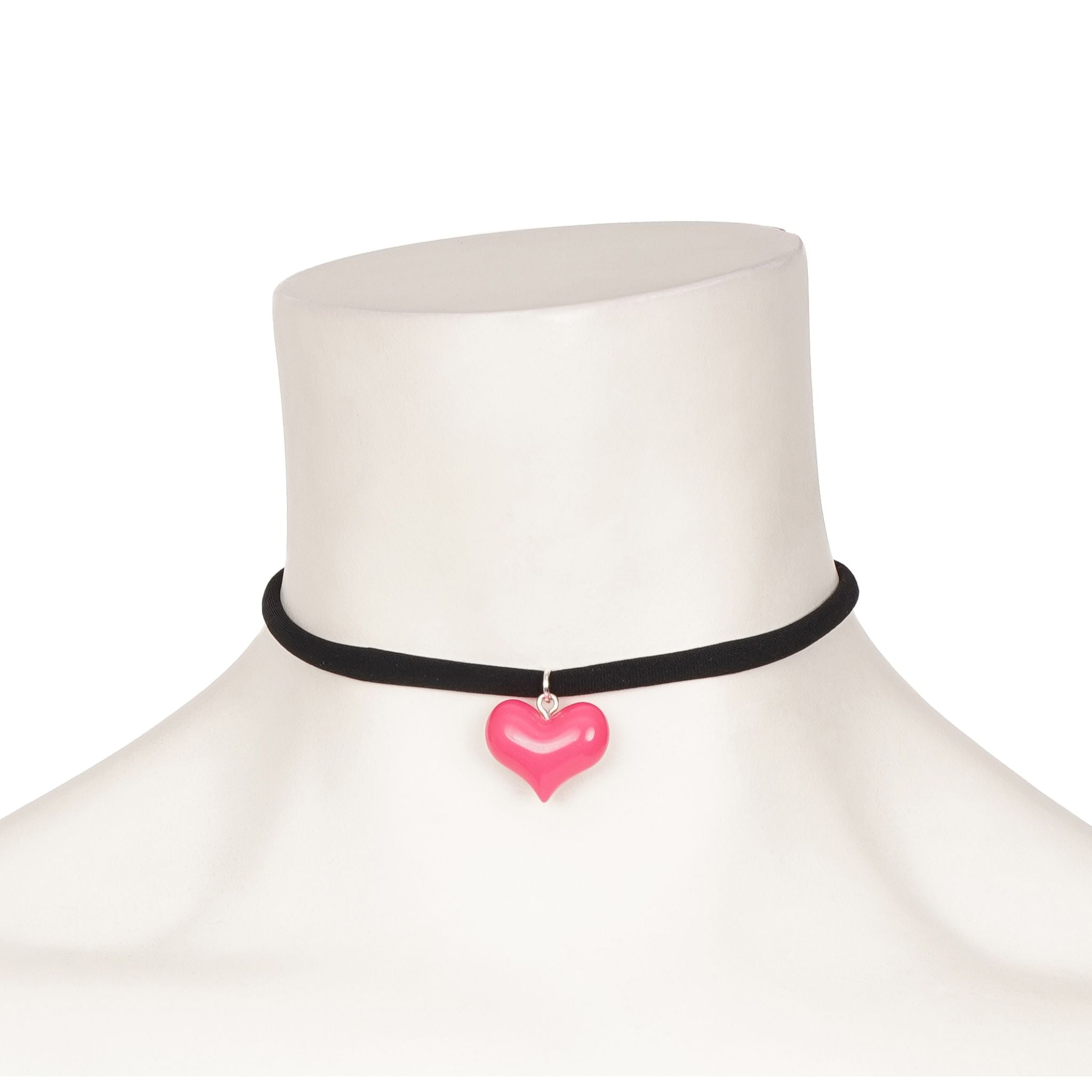 Puff Resin Heart Choker - Denny's