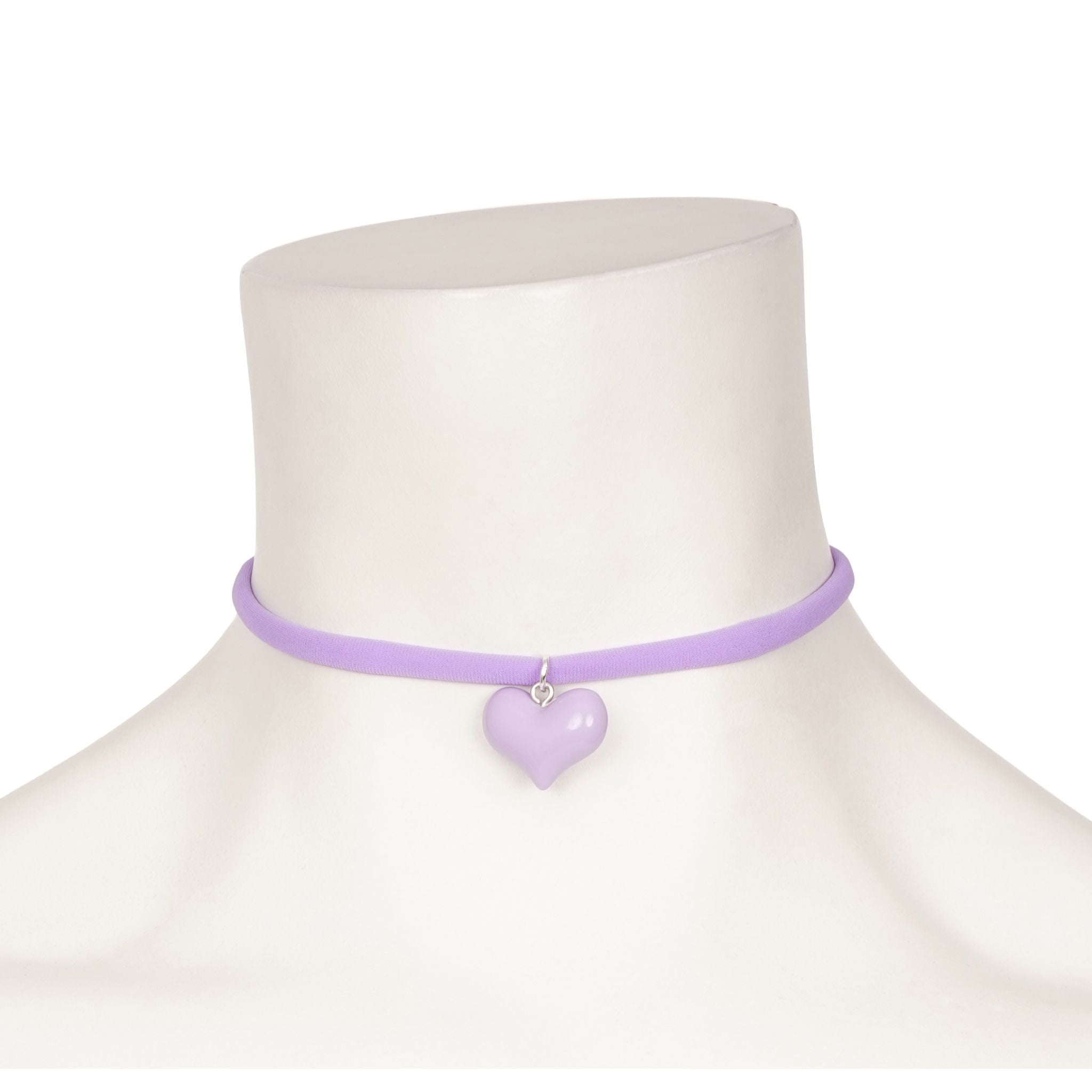 Puff Resin Heart Choker - Denny's