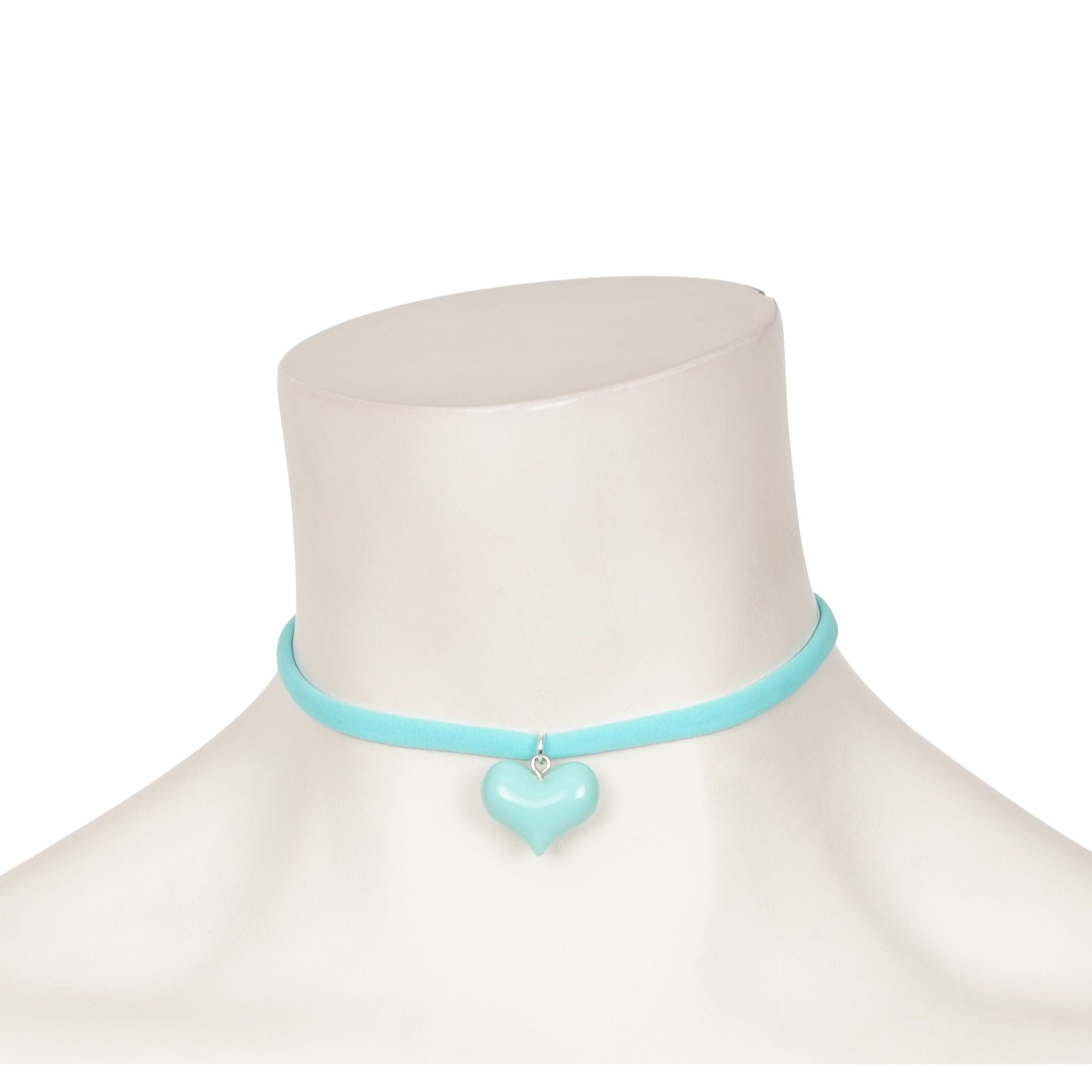 Puff Resin Heart Choker - Denny's