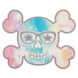 Pastel Tie Dye Skull Sticker 4inch - Denny's