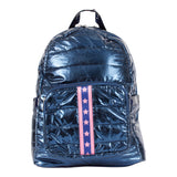 Puffer Backpack with Pink Star Taping - Denny's