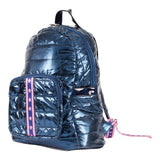 Puffer Backpack with Pink Star Taping - Denny's
