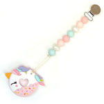 Teether Pink Blue Unicorn - Denny's