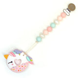 Teether Pink Blue Unicorn - Denny's