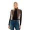 Faux Leather Puffer Vest - Denny's