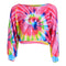 Scoopneck Thermal Crop Classic Tie Dye - Denny's