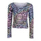 Long Sleeve Crop Snake Skin - Denny's