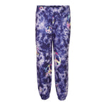 Inked Denim Splatter with Peace Sign Jogger - Denny's