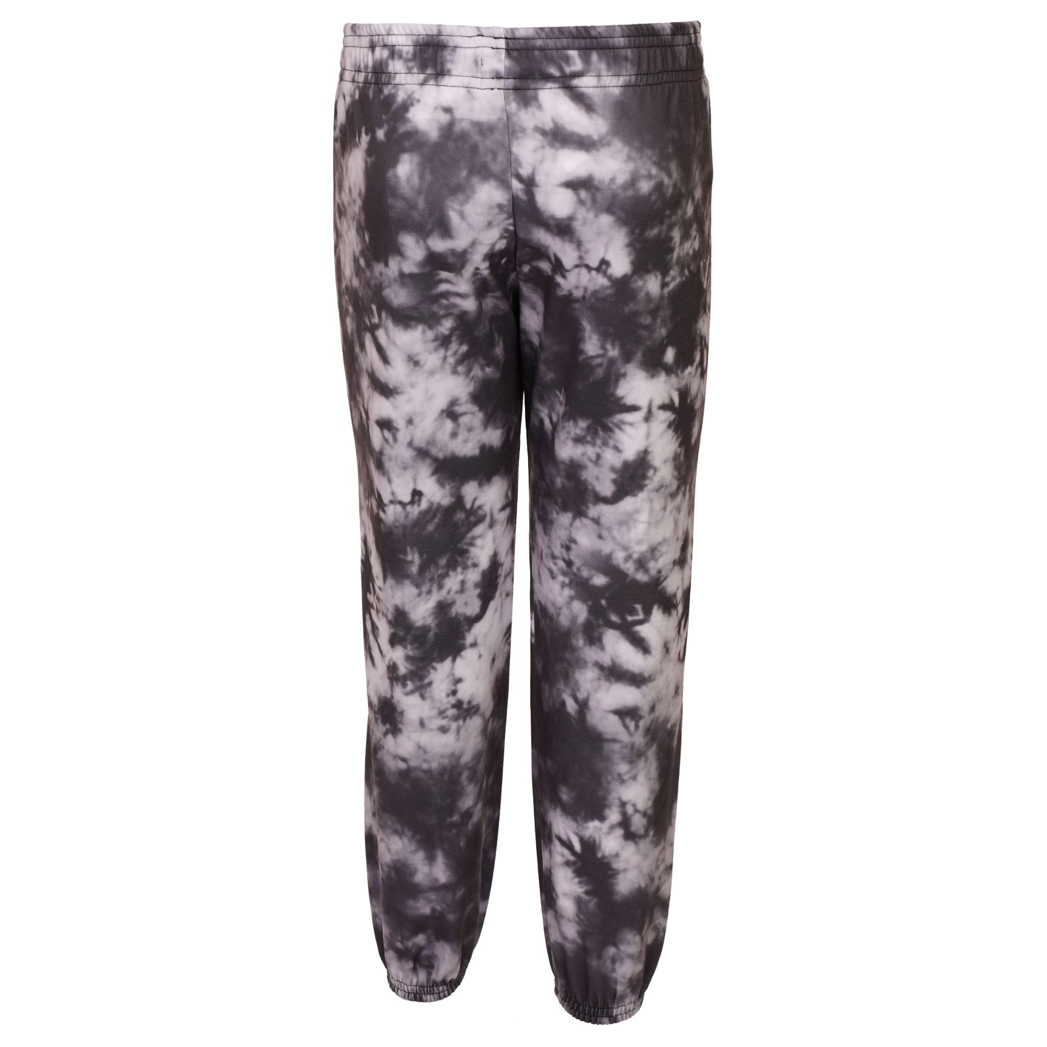 Inked Tie Dye Grey French Terry Jogger - Denny's