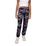 French Terry Bleached Black Denim Jogger - Denny's