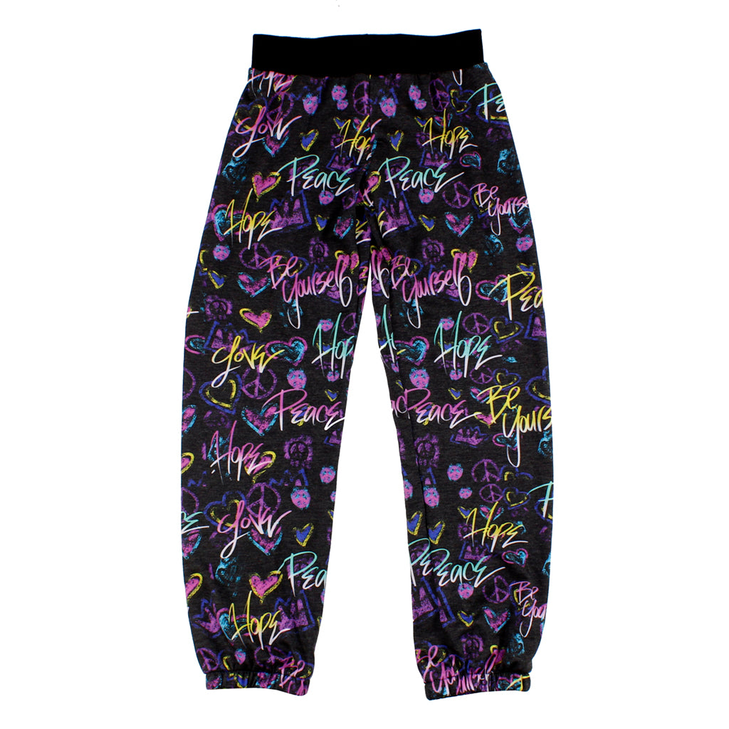 Purple Peace Jogger - Denny's