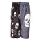Boys Fuzzy Short Gry Splatter Skull - Denny's