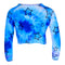 Long Sleeve Crop Sweatshirt with Black Star - Denny's