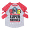 Super Heroes Unite Raglan - Denny's
