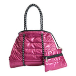 Hot Pink Quilted Tote Bag - Denny's