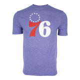76ers Distressed Logo Triblend Tee - Denny's