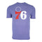 76ers Distressed Logo Triblend Tee - Denny's