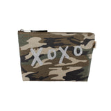 Cosmetic Bag with XOXO Silver - Denny's