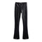 Stretch Faux Leather Slit Hem Pant - Denny's