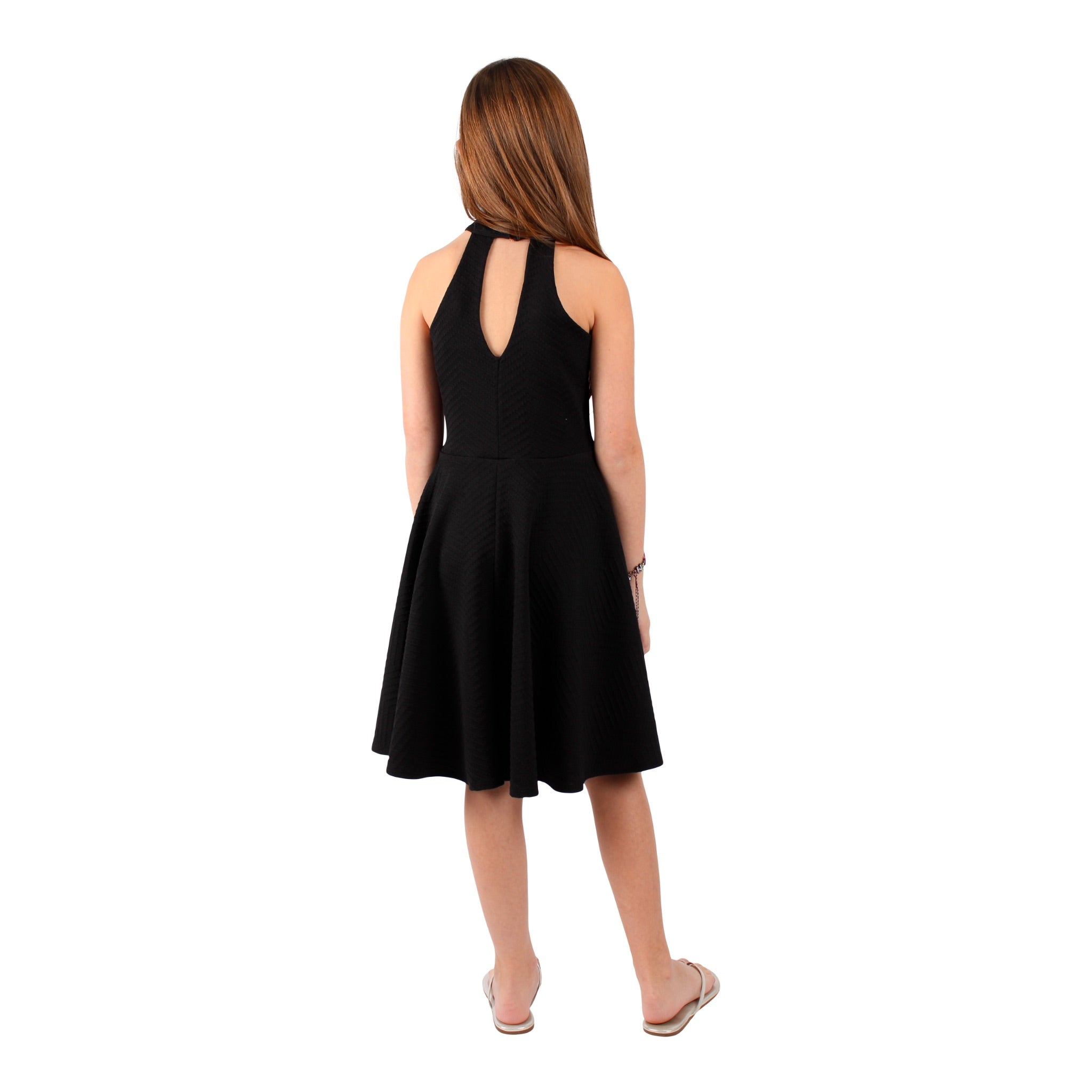 Cut Away Halter Dress - Denny's