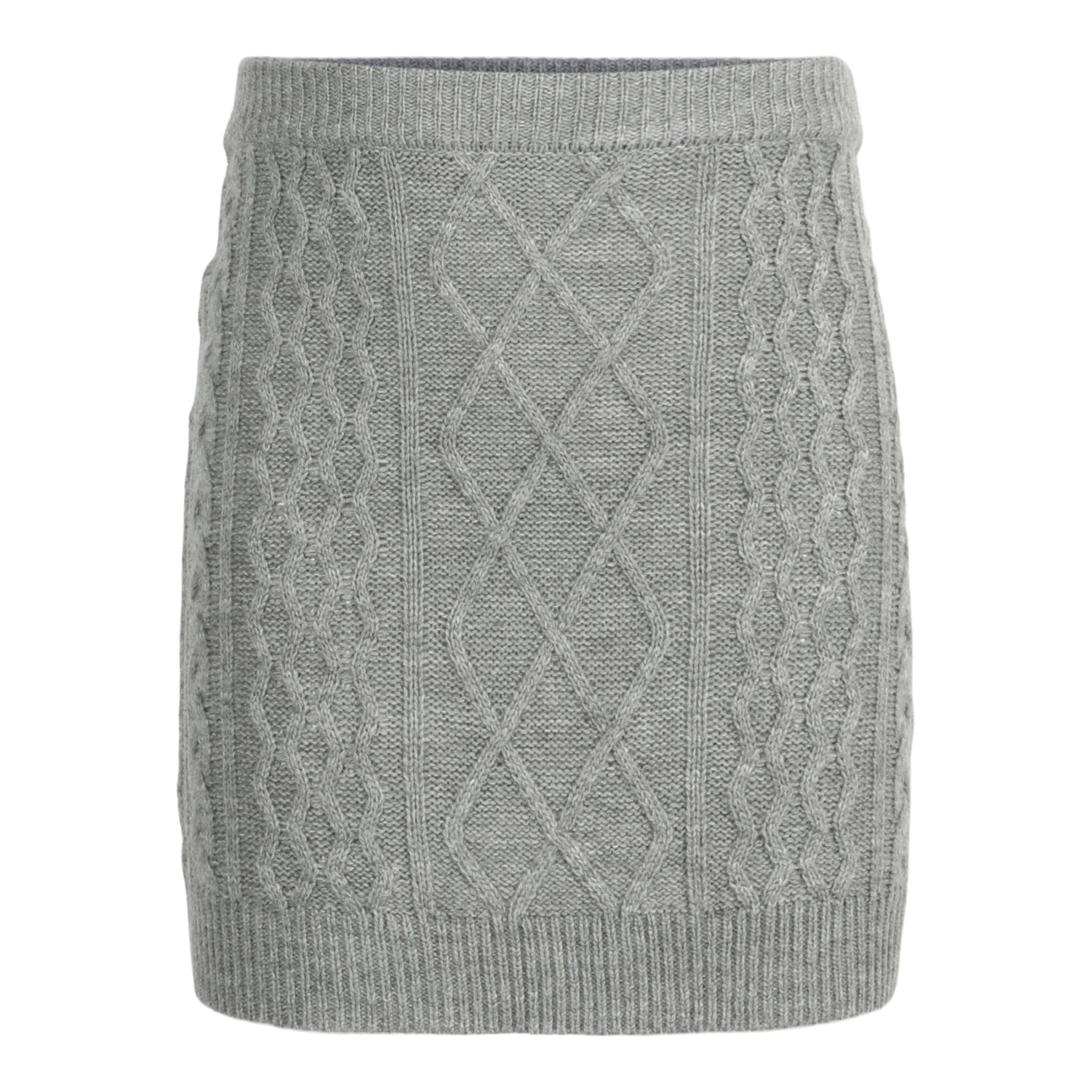Cable Knit Sweater Skirt - Denny's