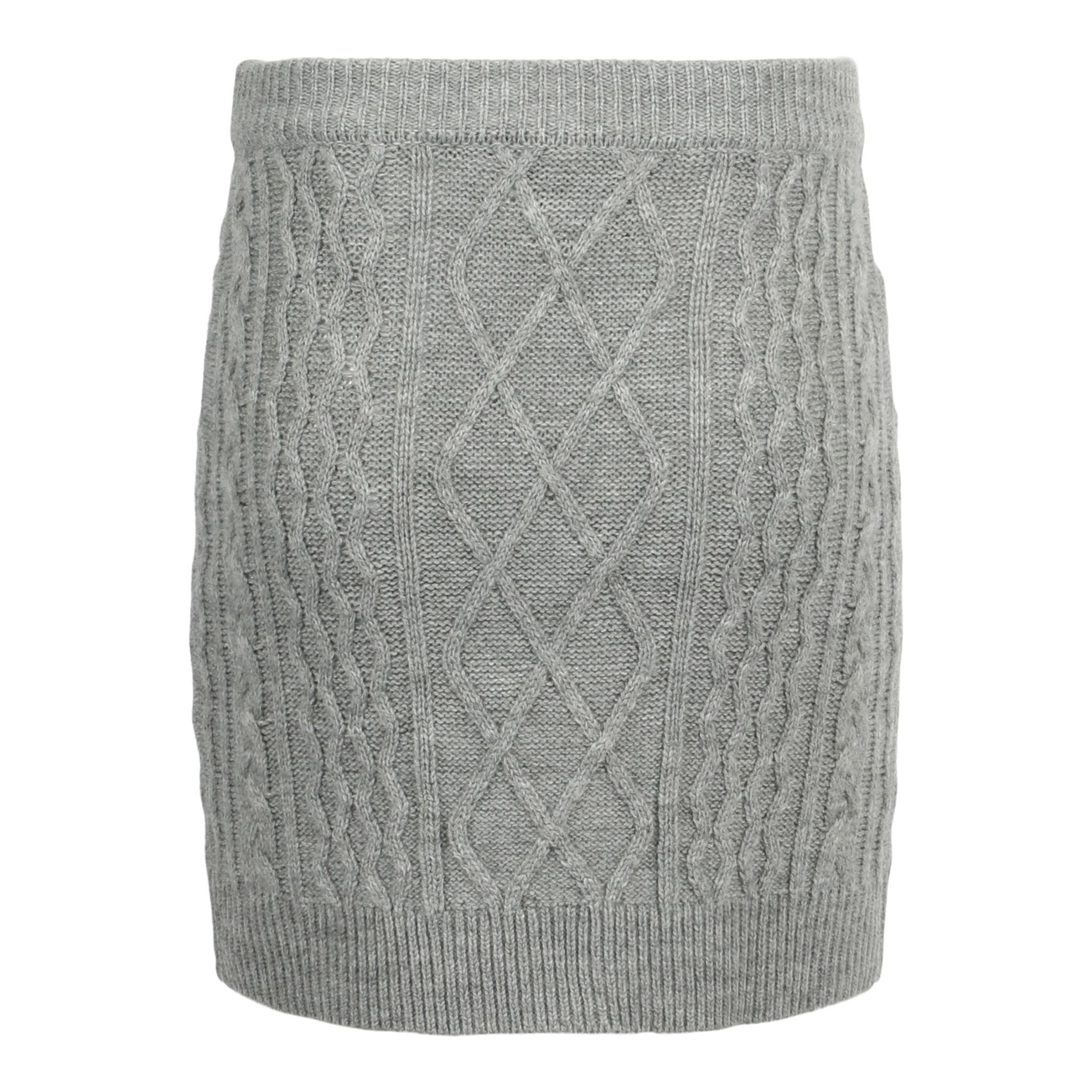 Cable Knit Sweater Skirt - Denny's