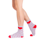 Heart Stripe Fun Socks - Denny's