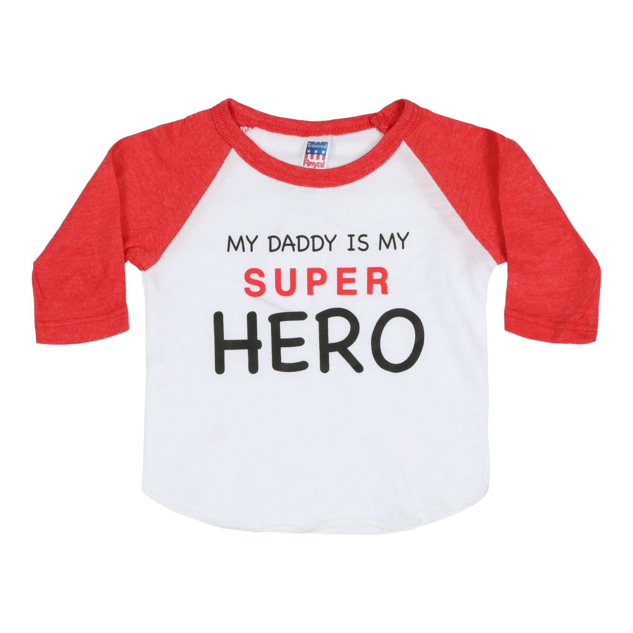 Daddy Super Hero Raglan - Denny's