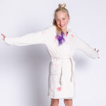 Kids Heart Applique Robe - Denny's