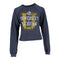 Michigan Long Sleeve Crop Crew Sweatshirt - Denny's