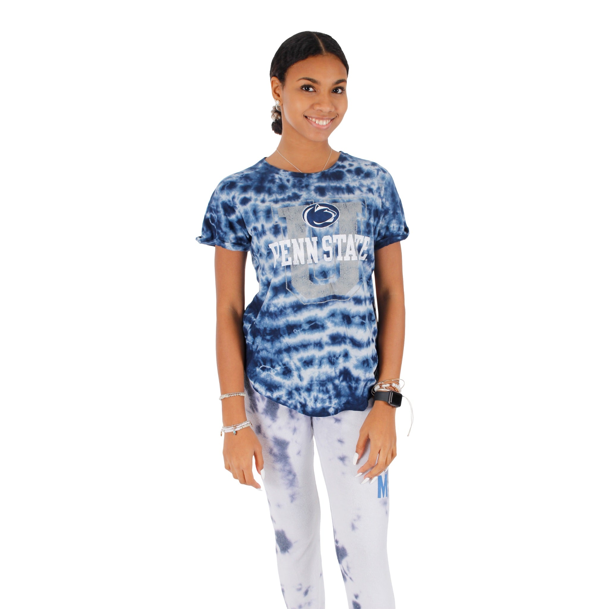 Crystal Wash Penn State Short Sleeve Tee - Denny's
