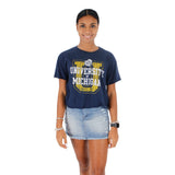Michigan Short Sleeve Crop Tee - Denny's