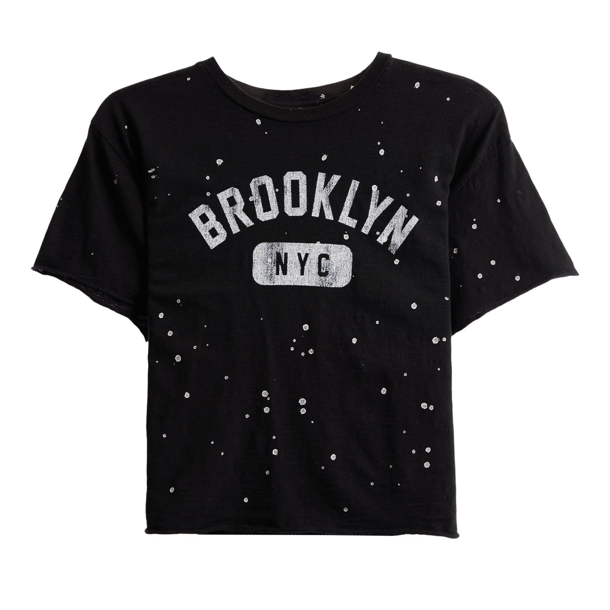 Brooklyn Splatter Crop Tee - Denny's