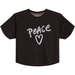 Peace Heart Crop Tee - Denny's