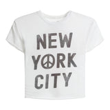 New York City Peace Crop Tee - Denny's