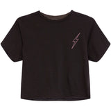 Lightning Bolt Crop Tee - Denny's