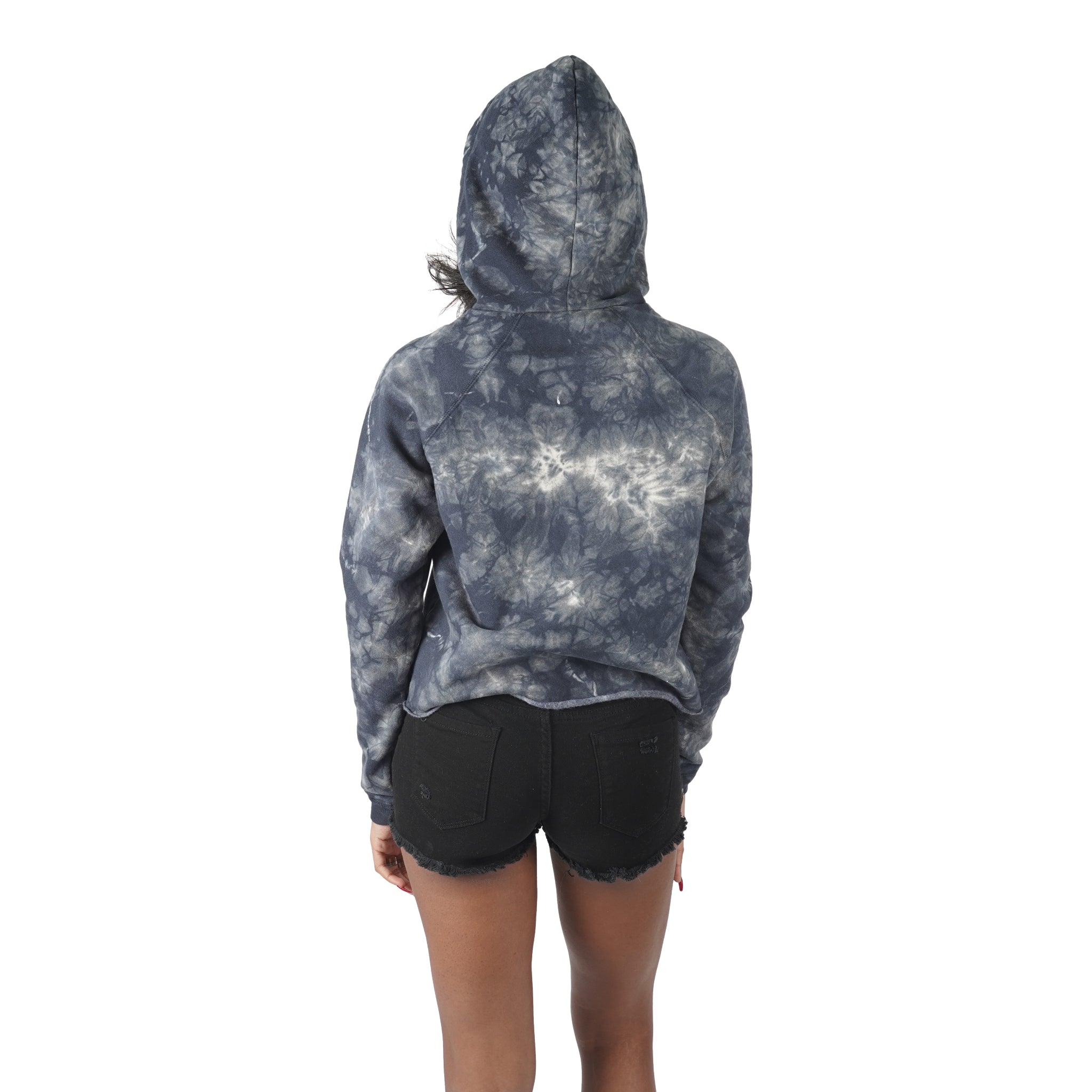 Crystal Wash Brooklyn Crop Hoodie - Denny's