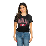 Indiana Distressed Crop Tee - Denny's