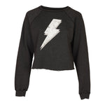 Lightning Bolt Raw Edge Sweatshirt - Denny's
