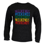 Weekends Repeat Long Sleeve Tee - Denny's