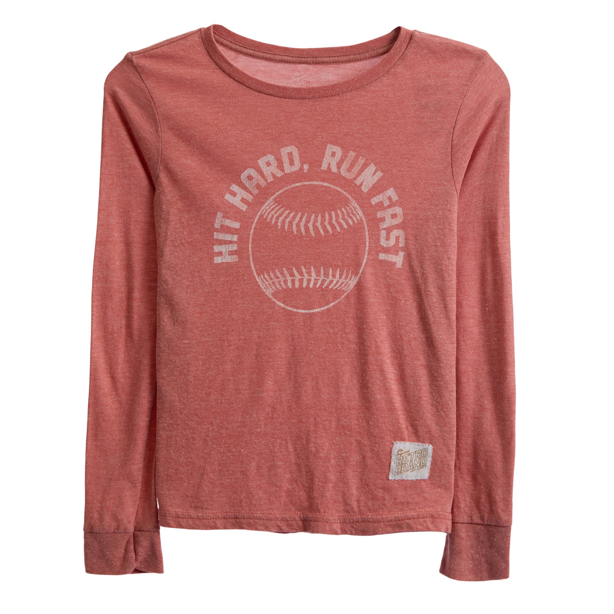 Hit Hard Run Fast Baseball Tee - Denny's