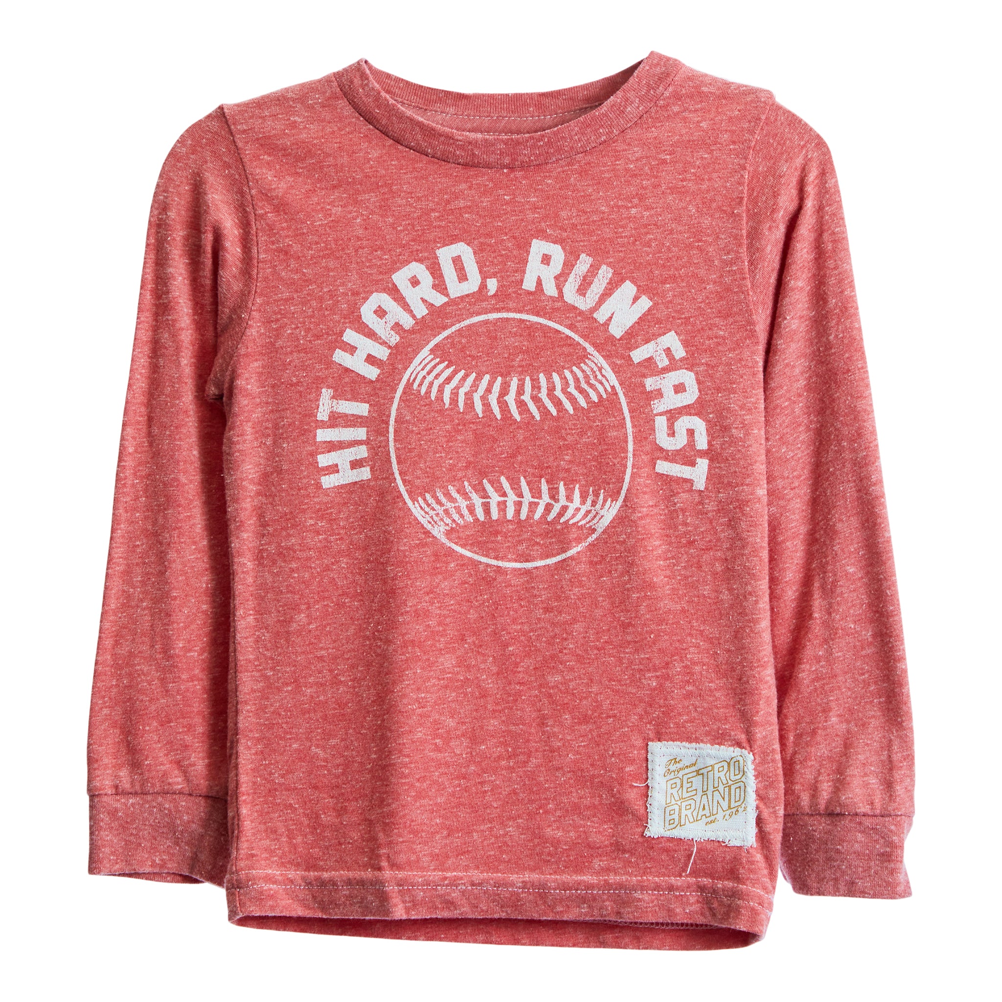 Hit Hard Run Fast Baseball Tee - Denny's