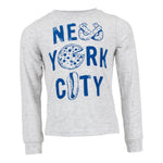 Long Sleeve Tee with NYC Food - Denny's