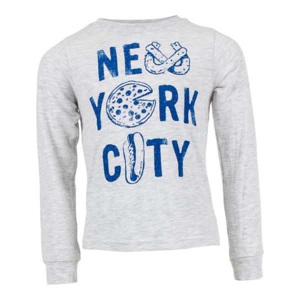 Long Sleeve Tee with NYC Food - Denny's