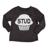 Long Sleeve Tee with Stud Muffin - Denny's