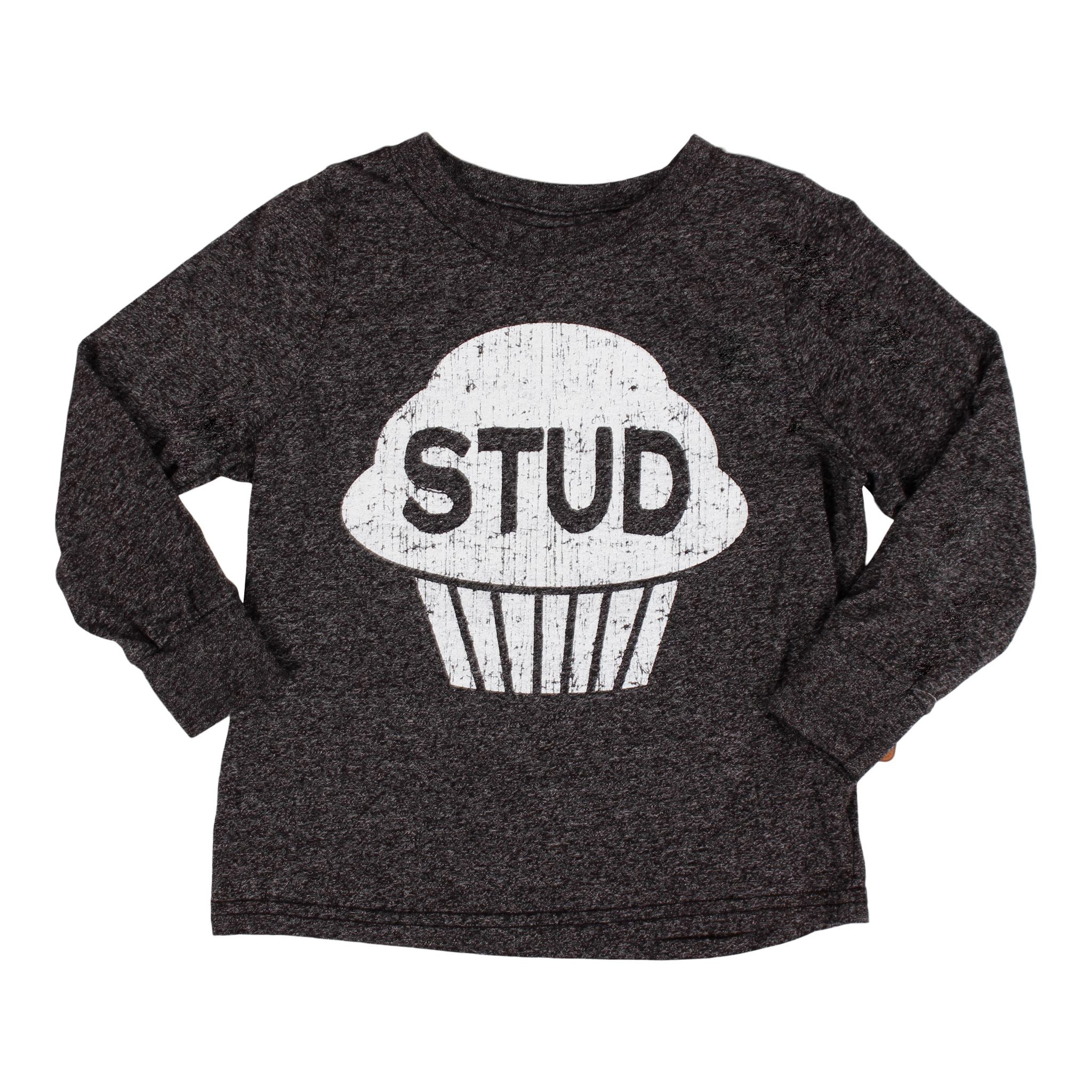Long Sleeve Tee with Stud Muffin - Denny's