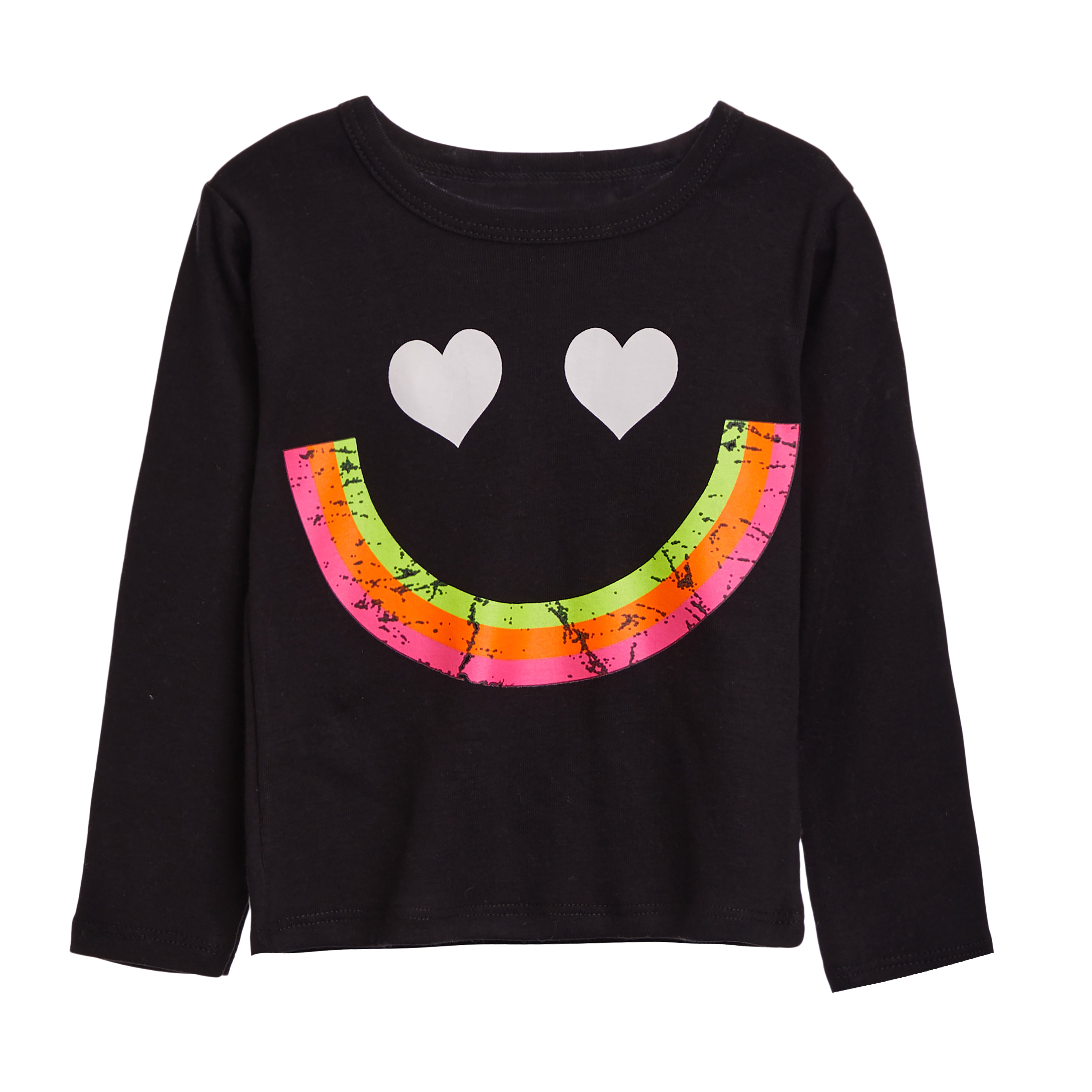 Heart Eyes Neon Smiley Top - Denny's