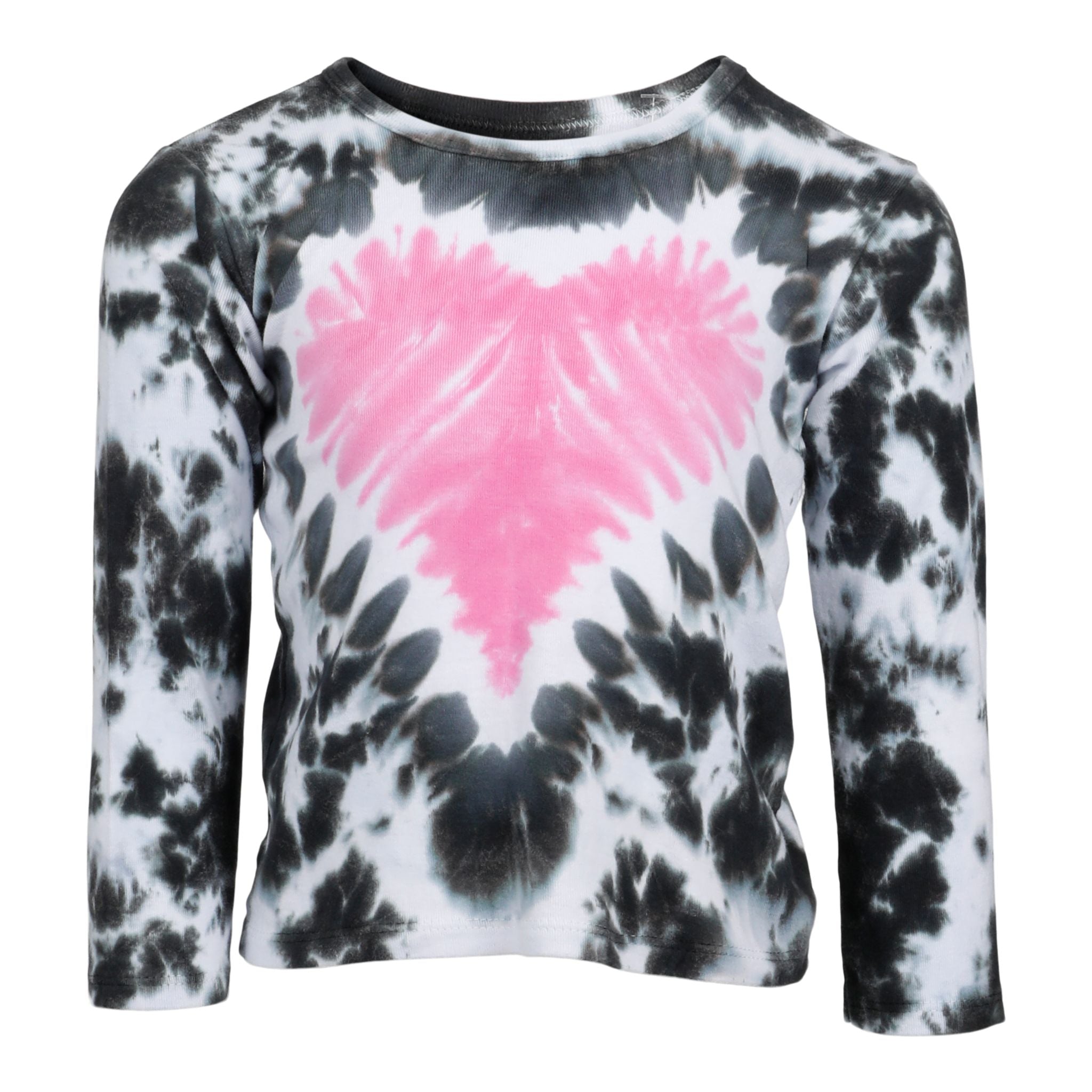 Pink Heart Tie Dye Top - Denny's
