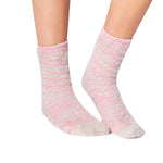 Pink Clay Animal Fuzzy Sock - Denny's