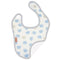 Blue Elephant Reversible Velcro Bib - Denny's